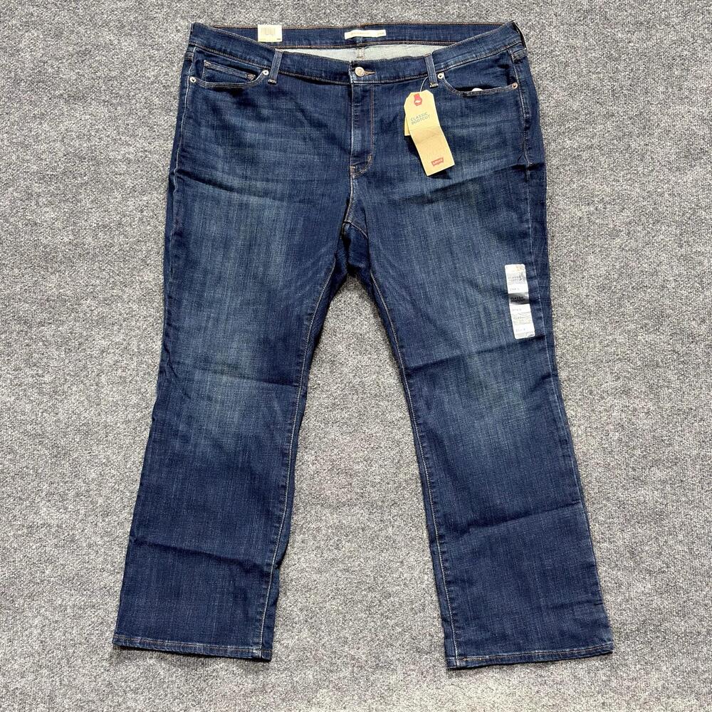 Levis Jeans Womens 24W S Blue Medium Wash Classic Bootcut Mid Rise Stretch Denim